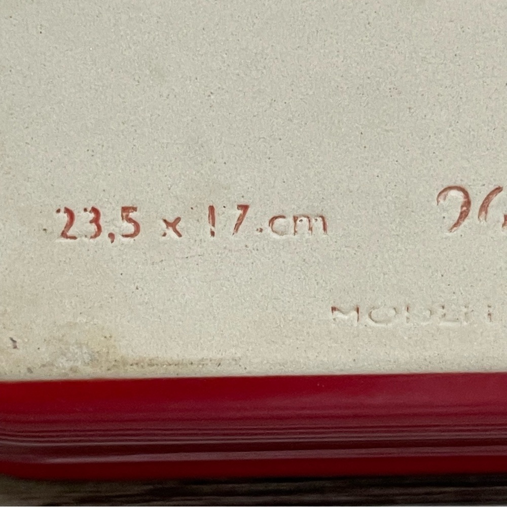 Emile Henry France Modern Classics Ceramic Rectangular Baking Dish Red 9.2"x6.7" - Picture 7 of 17